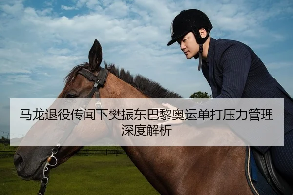 马龙退役传闻下樊振东巴黎奥运单打压力管理深度解析